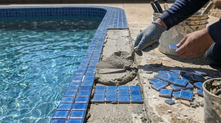 Pool Tile & Coping Repair in Cary, NC